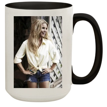 Jessica Simpson 15oz Colored Inner & Handle Mug