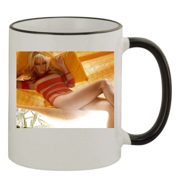 Jessica Simpson 11oz Colored Rim & Handle Mug