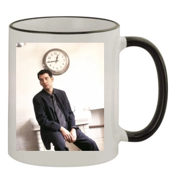 Clive Owen 11oz Colored Rim & Handle Mug