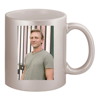 Daniel Craig 11oz Metallic Silver Mug