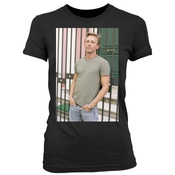 Daniel Craig Women's Junior Cut Crewneck T-Shirt