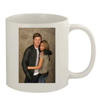 David Beckham 11oz White Mug