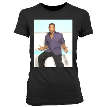 Jamie Foxx Women's Junior Cut Crewneck T-Shirt