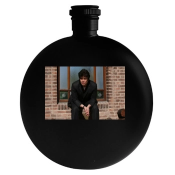 Benicio del Toro Round Flask