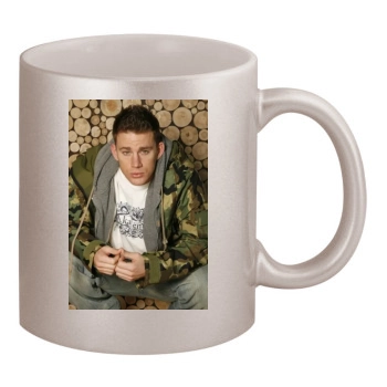 Channing Tatum 11oz Metallic Silver Mug