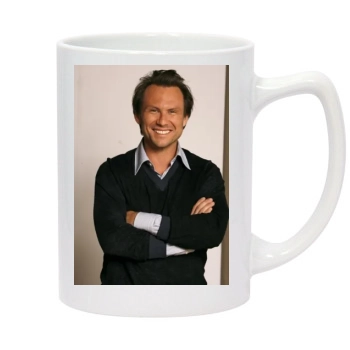 Christian Slater 14oz White Statesman Mug