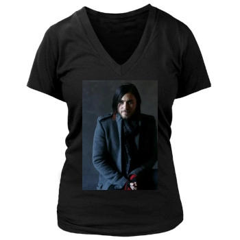 Jared Leto Women's Deep V-Neck TShirt