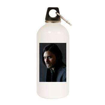 Jared Leto White Water Bottle With Carabiner