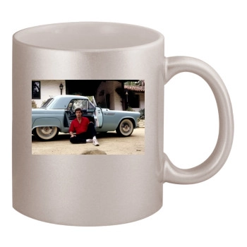 John Travolta 11oz Metallic Silver Mug