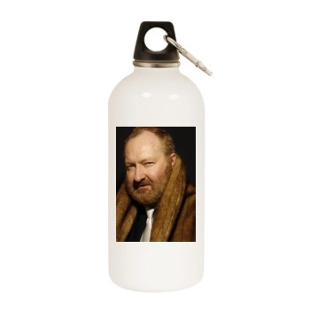 Randy Quaid White Water Bottle With Carabiner