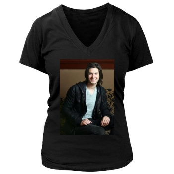 Ben Barnes Women's Deep V-Neck TShirt