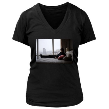 Ben Barnes Women's Deep V-Neck TShirt