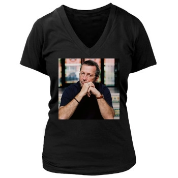 Eric Clapton Women's Deep V-Neck TShirt