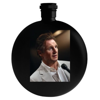 Liam Neeson Round Flask