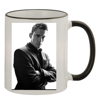 Channing Tatum 11oz Colored Rim & Handle Mug