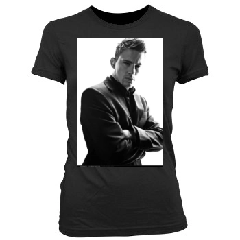 Channing Tatum Women's Junior Cut Crewneck T-Shirt