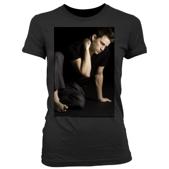 Channing Tatum Women's Junior Cut Crewneck T-Shirt