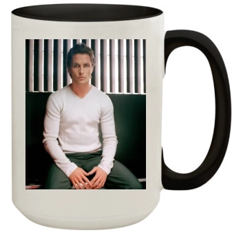 Christian Bale 15oz Colored Inner & Handle Mug