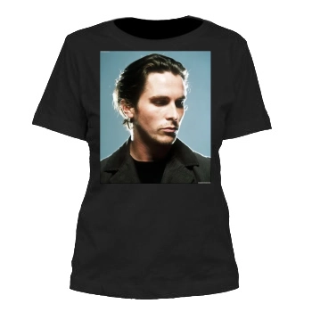 Christian Bale Women's Cut T-Shirt