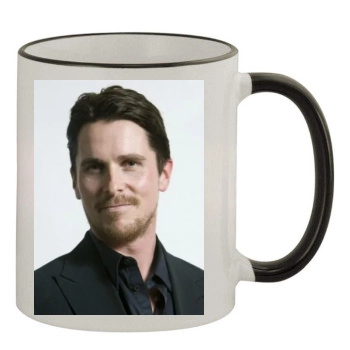 Christian Bale 11oz Colored Rim & Handle Mug