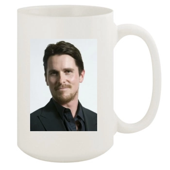 Christian Bale 15oz White Mug