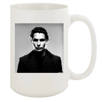 Christian Bale 15oz White Mug