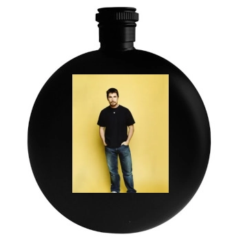 Christian Bale Round Flask