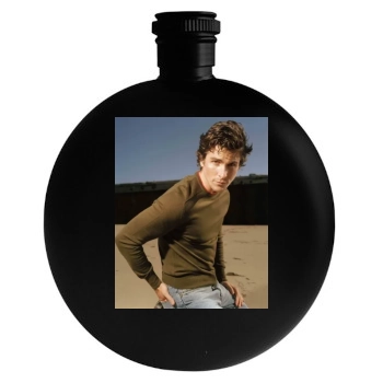 Christian Bale Round Flask