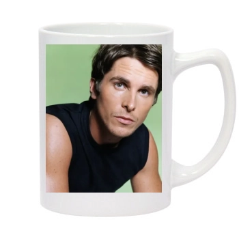 Christian Bale 14oz White Statesman Mug