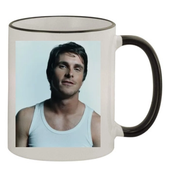 Christian Bale 11oz Colored Rim & Handle Mug