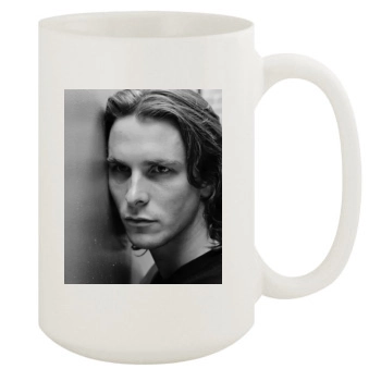 Christian Bale 15oz White Mug