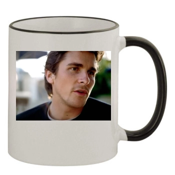 Christian Bale 11oz Colored Rim & Handle Mug