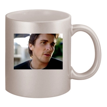 Christian Bale 11oz Metallic Silver Mug