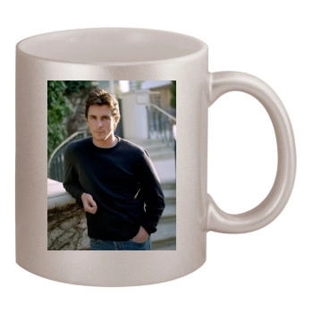 Christian Bale 11oz Metallic Silver Mug