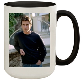 Christian Bale 15oz Colored Inner & Handle Mug