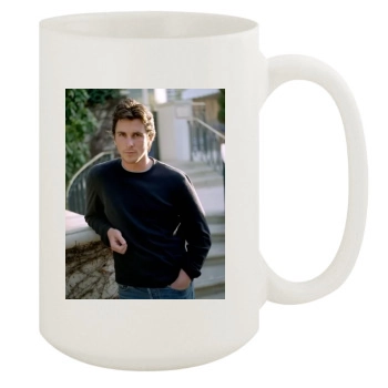 Christian Bale 15oz White Mug