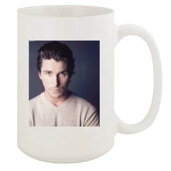 Christian Bale 15oz White Mug