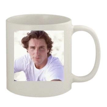 Christian Bale 11oz White Mug