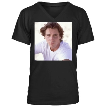 Christian Bale Men's V-Neck T-Shirt