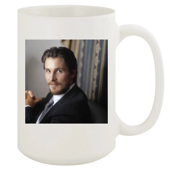 Christian Bale 15oz White Mug