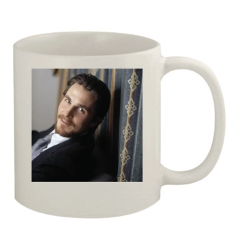 Christian Bale 11oz White Mug