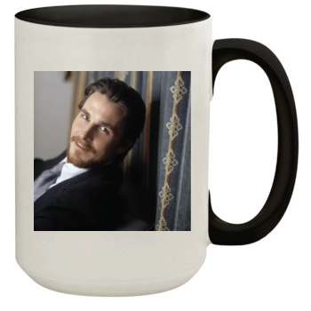 Christian Bale 15oz Colored Inner & Handle Mug