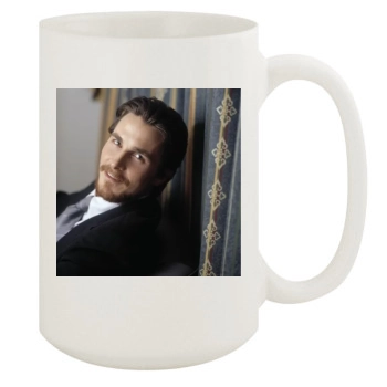 Christian Bale 15oz White Mug