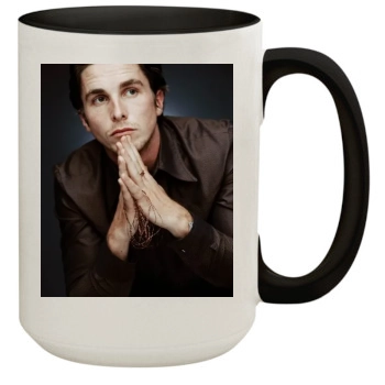 Christian Bale 15oz Colored Inner & Handle Mug