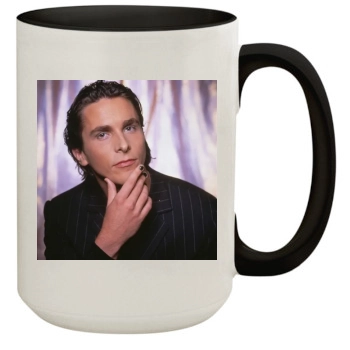 Christian Bale 15oz Colored Inner & Handle Mug