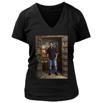 Daniel Dae Kim Women's Deep V-Neck TShirt