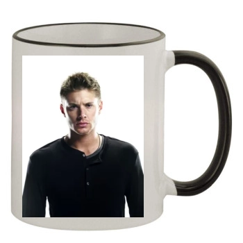 Jensen Ackles 11oz Colored Rim & Handle Mug