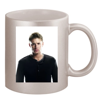 Jensen Ackles 11oz Metallic Silver Mug