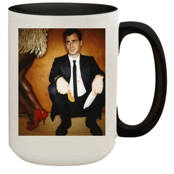 Justin Theroux 15oz Colored Inner & Handle Mug