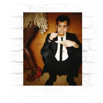 Justin Theroux Metal Wall Art